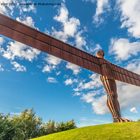 Buy canvas prints of Angel of the North, front view, Gateshead by Douglas Kerr
