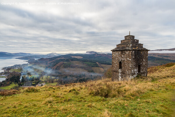 Dun na Cuaiche Watchtower, Inverary Picture Board by Douglas Kerr