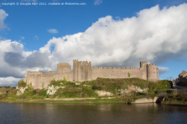 Pembroke Castle, Wales Picture Board by Douglas Kerr