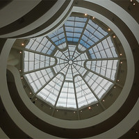 Buy canvas prints of Guggenheim by Cliff Hannan