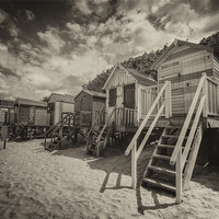 Buy canvas prints of Beach-huts  Wells Next the Sea by Mike Sherman Photog