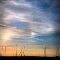 Buy canvas prints of Rainbow Sunset by Mike Sherman Photog