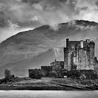 Buy canvas prints of  Eilean Donan Castle by Mike Sherman Photog