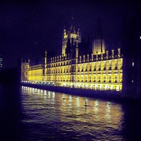 Buy canvas prints of London at Night Houses of Parliment after dark  by Terry Senior