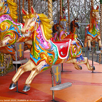 Buy canvas prints of Merry Go Round by Terry Senior