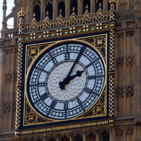 Buy canvas prints of Big Ben is the nickname for the Great Bell in the  by Terry Senior