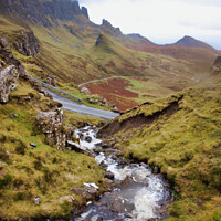 Buy canvas prints of Quiraing sited at the northern most end of the Tro by Terry Senior