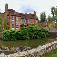 Buy canvas prints of Groombridge Place 17th century moated manor house by Terry Senior