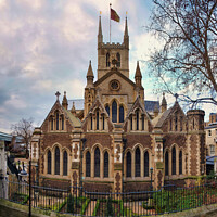 Buy canvas prints of Southwark Cathedral Anglican Diocese of Southwark. by Terry Senior