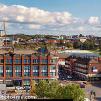 Buy canvas prints of Leeds City Skyline, view North along York Street by Terry Senior