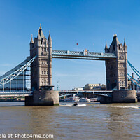Buy canvas prints of Tower Bridge viewed from the Tower of London by Terry Senior