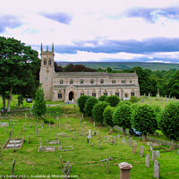 Buy canvas prints of Aysgarth Church near the River Ure, Yorkshire Dale by Terry Senior