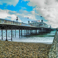 Buy canvas prints of Brighton Palace Pier by Terry Senior