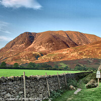 Buy canvas prints of HDR landscape of Rannerdale, Cumbria by Terry Senior