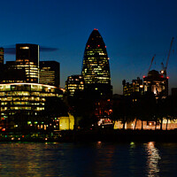 Buy canvas prints of 30 St Mary Axe, informally known as The Gherkin, i by Terry Senior