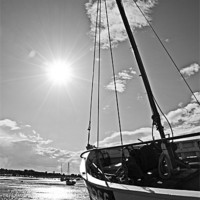 Buy canvas prints of Low Tide at Brancaster Staithe by Paul Macro