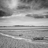 Buy canvas prints of Deserted Holkham Beach by Paul Macro