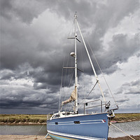 Buy canvas prints of Stranded in Morston Quay by Paul Macro