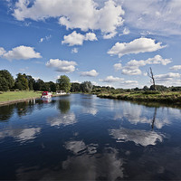 Buy canvas prints of Reflecting Times on the Norfolk Broads by Paul Macro