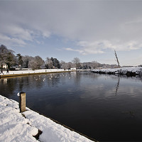 Buy canvas prints of Winter Reflections by Paul Macro