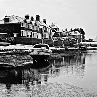 Buy canvas prints of Winter Reflections in Burnham Overy Staithe by Paul Macro