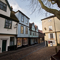 Buy canvas prints of Historic Elm Hill by Paul Macro