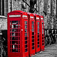 Buy canvas prints of The British Phone Box by Paul Macro