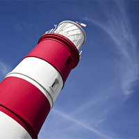 Buy canvas prints of Happisburgh Lighthouse Leaning by Paul Macro