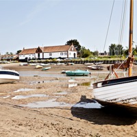 Buy canvas prints of Boats at Rest in Burnham by Paul Macro