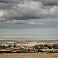 Buy canvas prints of Brancaster Staithe from Barrow Common by Paul Macro