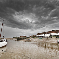 Buy canvas prints of Burham Overy Staithe Storms by Paul Macro