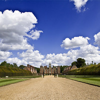 Buy canvas prints of Clouds over Blickling Hall by Paul Macro