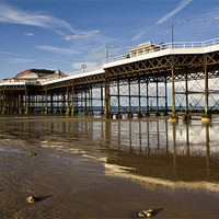 Buy canvas prints of Cromer Pier Reflection by Paul Macro