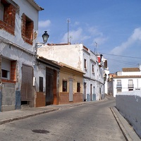 Buy canvas prints of A typical Spanish street by John Smith