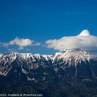 Buy canvas prints of Karavank Alps in Slovenia.  by Ian Middleton
