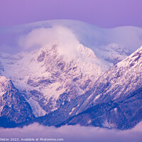 Buy canvas prints of Kamnik Alps at sunset, Slovenia. by Ian Middleton