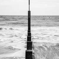 Buy canvas prints of Bournemouth groyne by Ian Middleton