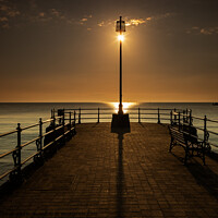Buy canvas prints of Banjo Jetty in Swanage by Ian Middleton
