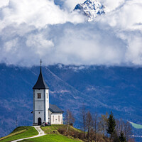 Buy canvas prints of Jamnik church of Saints Primus and Felician by Ian Middleton