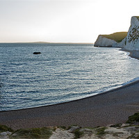Buy canvas prints of Sundown at Durdle Door by Ian Middleton