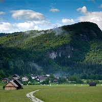 Buy canvas prints of Beautiful Bohinj Valley by Ian Middleton