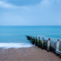 Buy canvas prints of Morning at Kingsdown by Ian Middleton