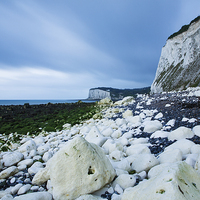 Buy canvas prints of Morning at the White Cliffs of Dover by Ian Middleton