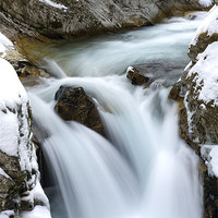 Buy canvas prints of The Vintgar gorge, Gorje, near Bled, Slovenia by Ian Middleton