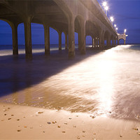 Buy canvas prints of Boscombe Pier, Dorset, England by Ian Middleton