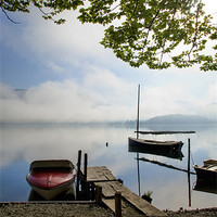 Buy canvas prints of Lake Bohinj , Triglav National Park , Slovenia by Ian Middleton