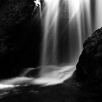 Buy canvas prints of Sum Waterfall in Vintgar Gorge by Ian Middleton