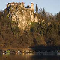 Buy canvas prints of View across Lake Bled by Ian Middleton