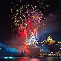 Buy canvas prints of Sao-Joao fireworks in Porto-2 by Sergey Golotvin