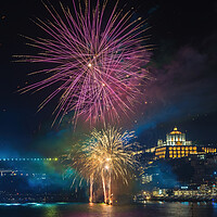 Buy canvas prints of Title Sao-Joao fireworks in Porto-3 by Sergey Golotvin